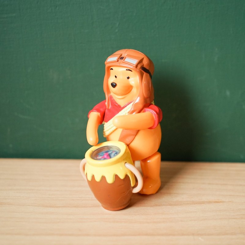 [Arctic second-hand groceries] 2005 McDonald's children's meal toys Winnie the Pooh doll decoration collection - ตุ๊กตา - พลาสติก สึชมพู