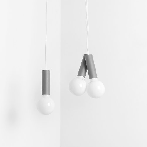 ESAILA CHERRY Pendant Lamp | 木製磁性組合吊燈 | 灰