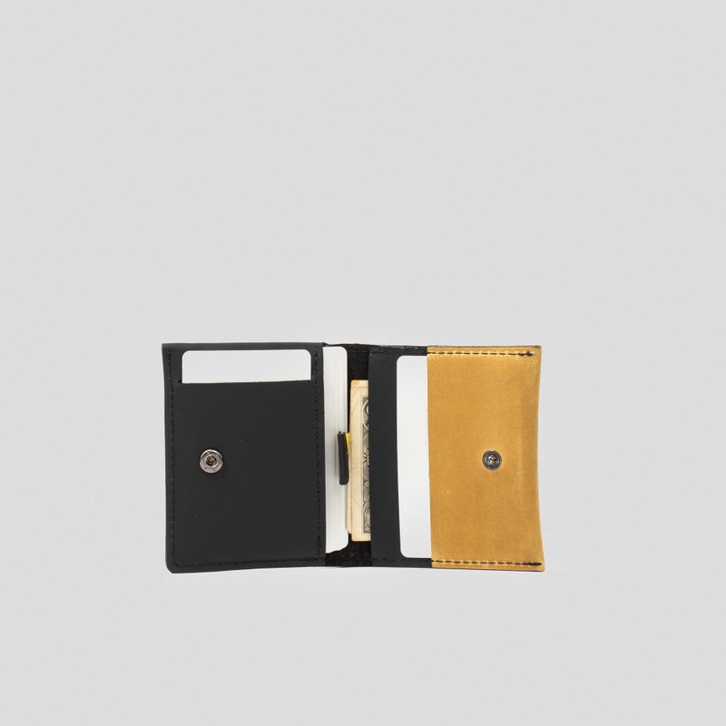 Leather Card Wallet - The Minimalist 3.0 - Wallets - Genuine Leather Orange