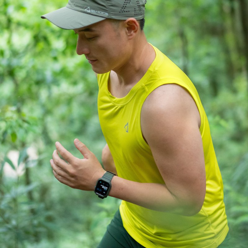 Wi Workout Running Tank Tops for Men - Yellow - Men's Sportswear Tops - Polyester Yellow