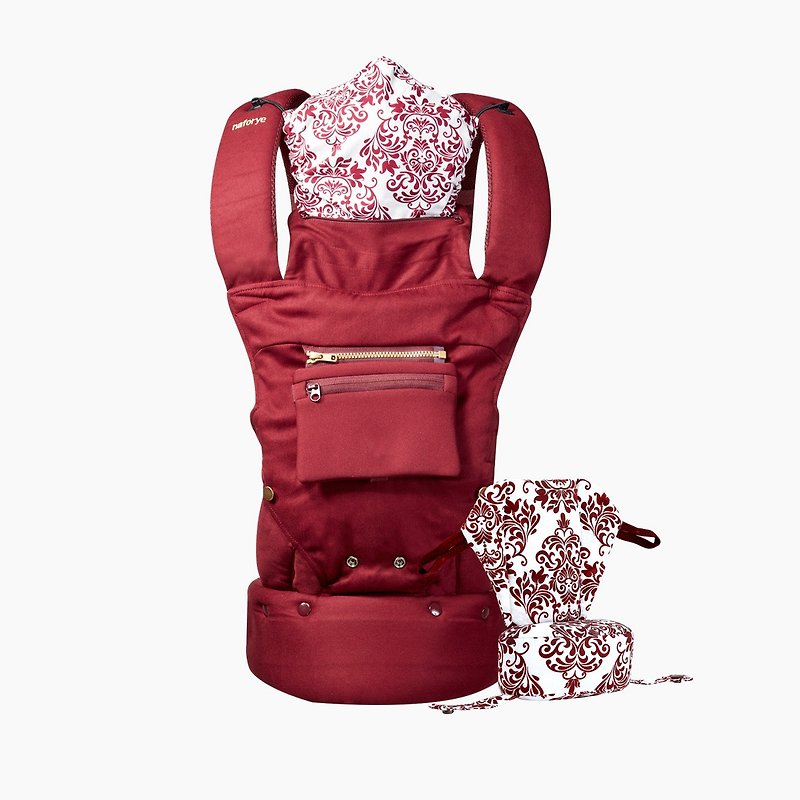 So-Flexible Baby carrier - Burgundy - Other - Cotton & Hemp Red