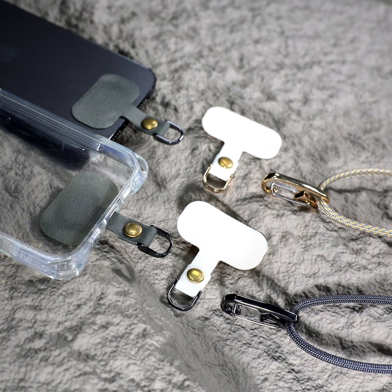 【Prockr】Mobile phone cord adapter patch - Lanyards & Straps - Waterproof Material White