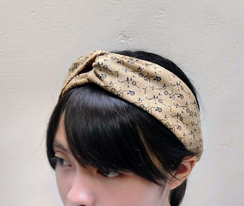 Wide version hairband elastic band cross hairband*SK* - Hair Accessories - Cotton & Hemp 