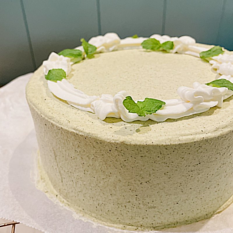 金萱布蕾烤奶戚風 - 蛋糕/甜點 - 新鮮食材 綠色