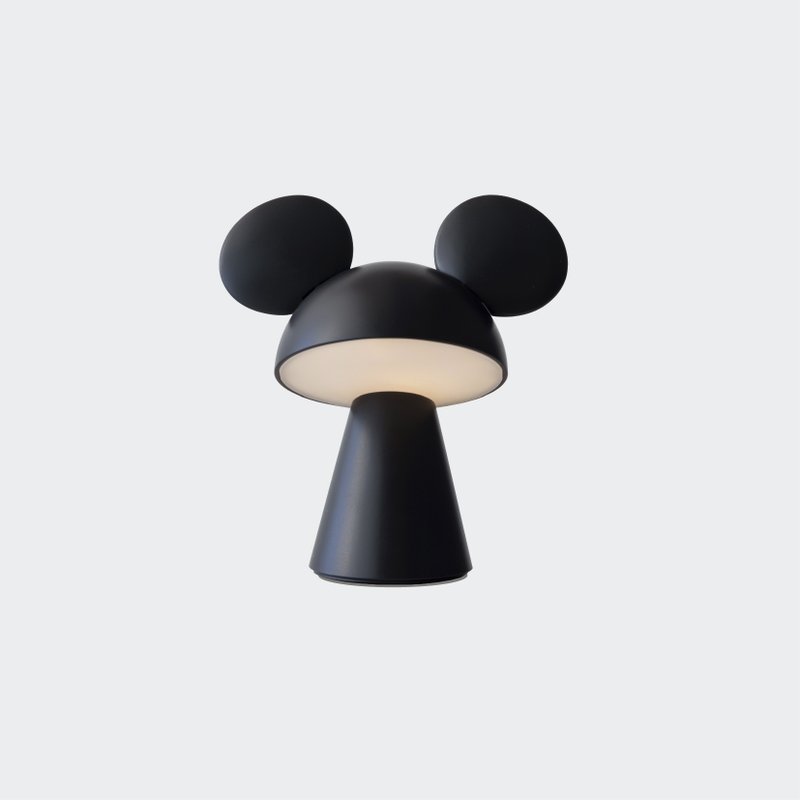 Mickey Mouse - mini  character lamp(portable lamp) -  black - โคมไฟ - พลาสติก สีดำ