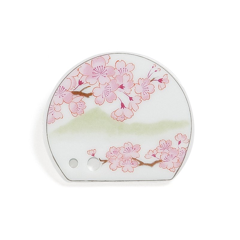 日本【松榮堂】瓷香台 Cherry Blossoms / Hanasaki 櫻花 - 香氛/精油/擴香 - 瓷 