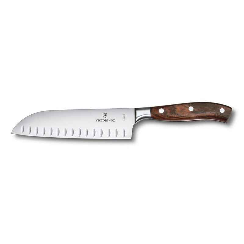 VICTORINOX 瑞士維氏 鍛造楓木柄三德刀 7.7320.17G - 廚具 - 木頭 咖啡色