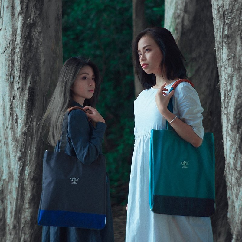 經典FUMBLE袋 - 品牌綠 - 側背包/斜孭袋 - 防水材質 藍色