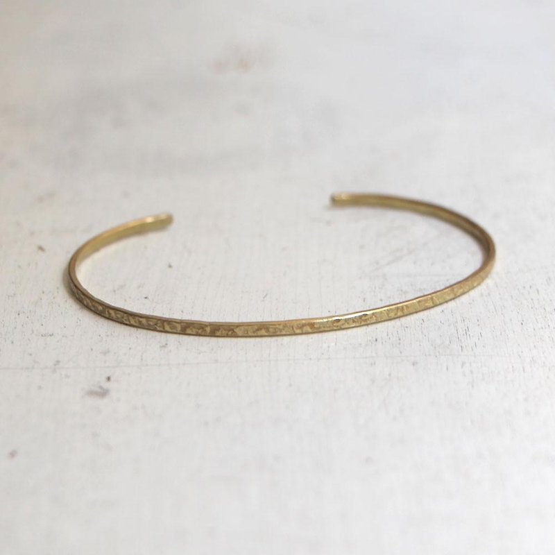 Brass bracelet way - Bracelets - Other Metals Gold