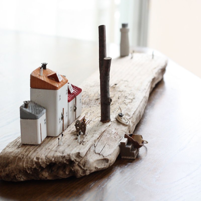 Driftwood interior - The sound of the waves and seagulls - W544 - ของวางตกแต่ง - ไม้ 