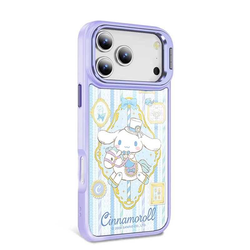 三麗鷗iPhone 全系列軍規防摔合金框隱形立架手機殼-古典大耳狗 - 手機殼/手機套 - 其他材質 多色