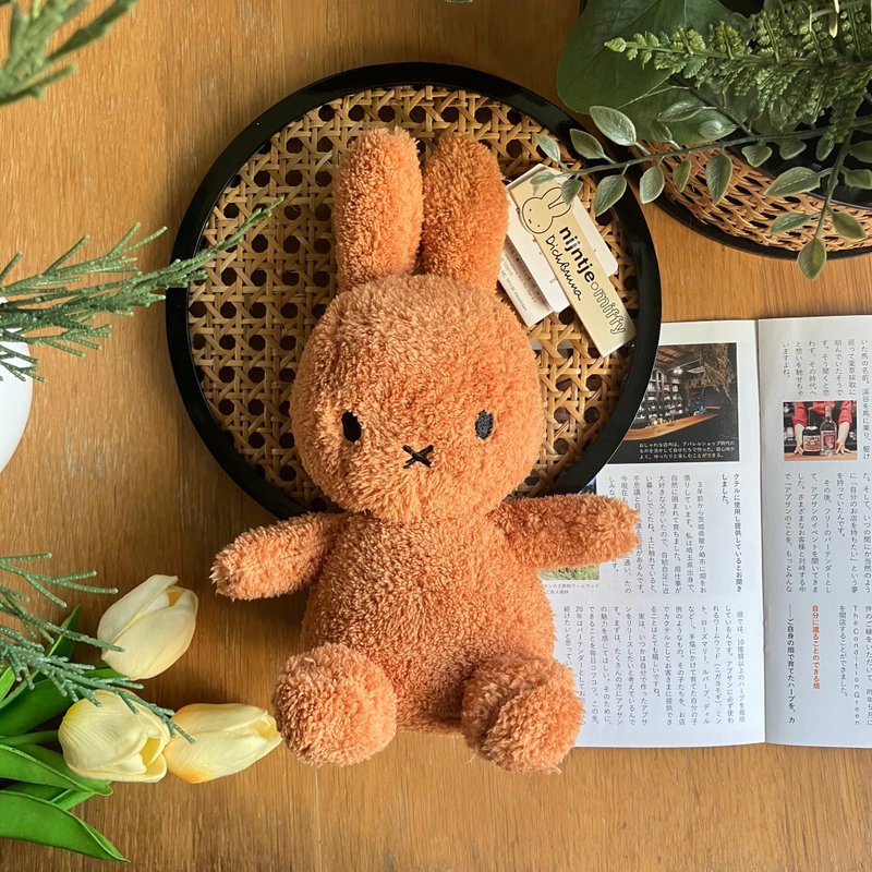 BON TON TOYS Terry米菲兔填充玩偶-復古橘23cm - 公仔/玩偶 - 聚酯纖維 橘色