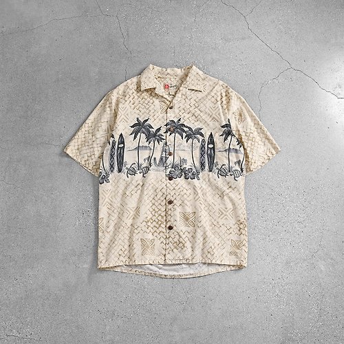 Vintage古著｜古漾 GoYoung Aloha Shirts 夏威夷衫 / 古著花襯衫、夏季古著襯衫、保齡球襯衫