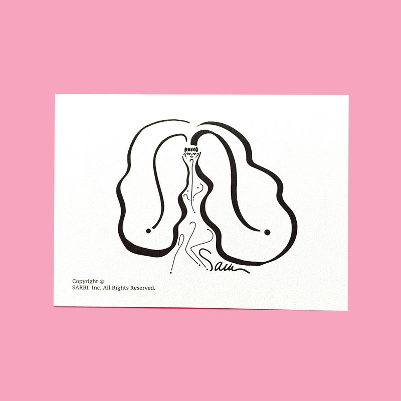 Postcards, Mini Posters, Waterproof Stickers, Motorcycle Stickers, Luggage Stickers, ?? Cards, Greeting Cards - Cards & Postcards - Paper Pink