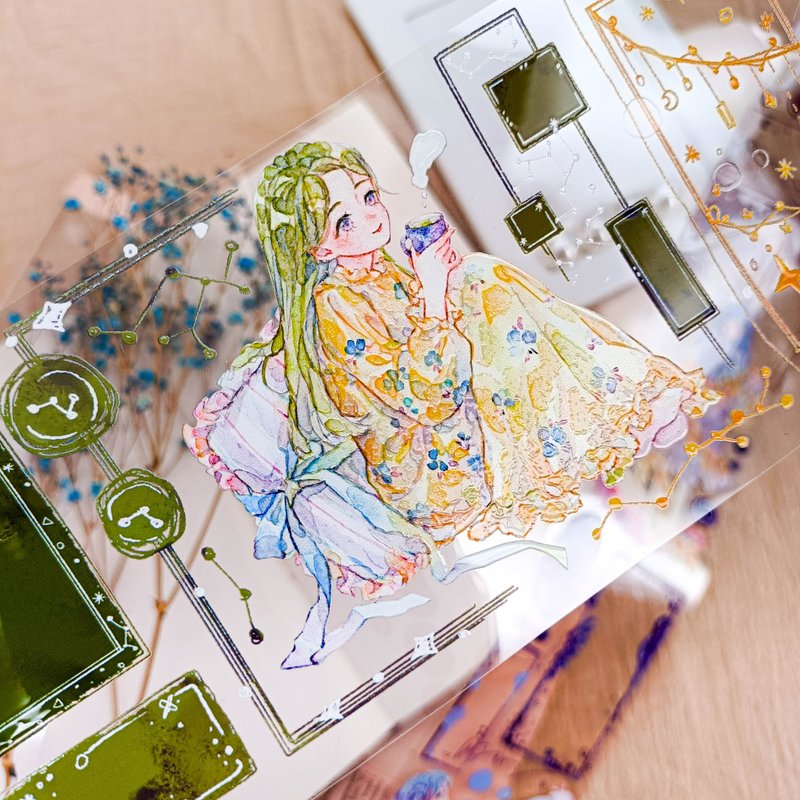 NO.058 美夢成真 Dreams Come True  / 紙膠帶 Masking Tape - 紙膠帶/和紙/PET - 塑膠 多色