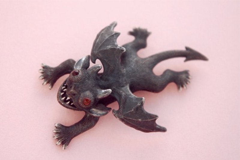 Pinkoi Proxy Purchase - Devil Brooch - Brooches - Other Metals 