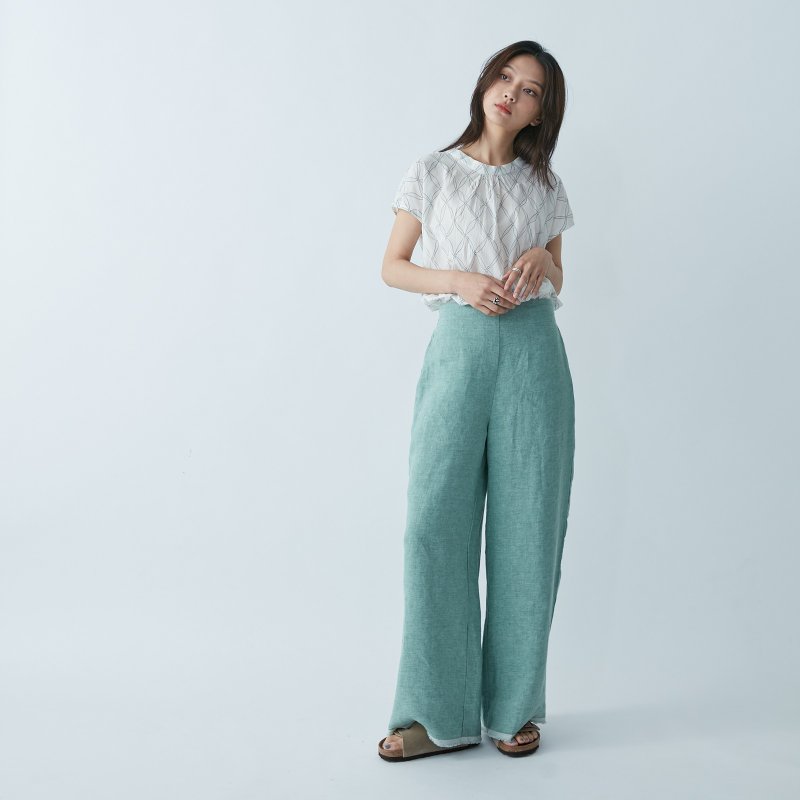【微瑕特惠】raw-ecoproject 下身 - 女長褲 - 棉．麻 