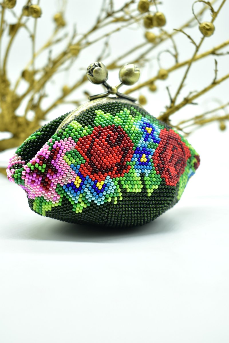 Digital Download - PDF - Bead crochet pattern - Beaded coin purse DIY  #132-3 - เย็บปัก/ถักทอ/ใยขนแกะ - วัสดุอื่นๆ 