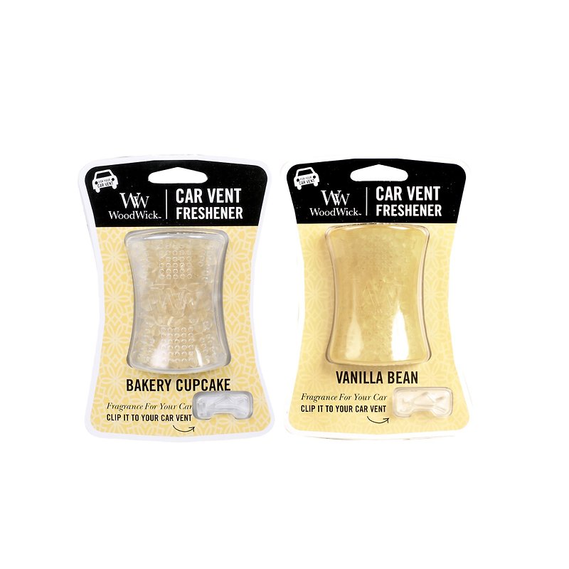 WOODWICK car fragrance into the two - the sweet and happy (vanilla bean cup cupcake) - น้ำหอม - วัสดุอื่นๆ 