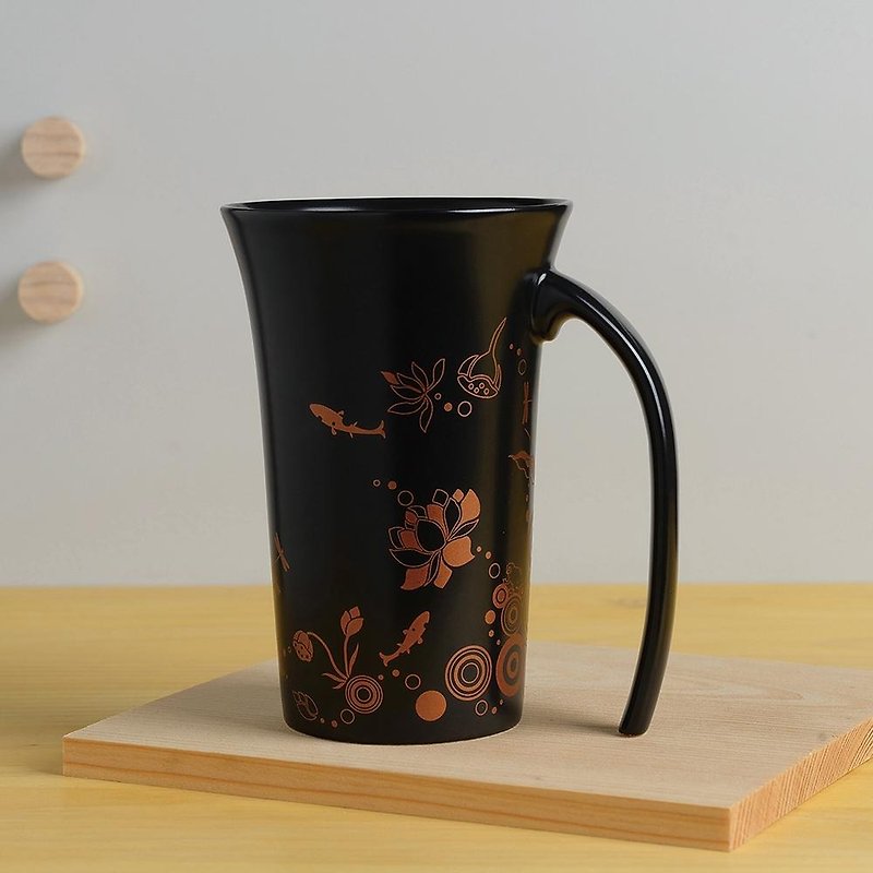 Silhouette of Lotus - Cups - Other Materials 