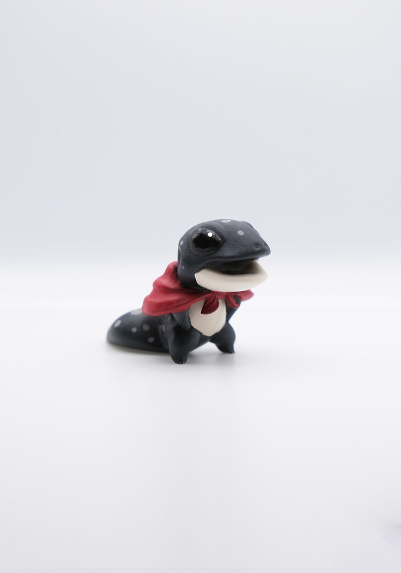 Black Night Handmade Gecko - Stuffed Dolls & Figurines - Resin Black