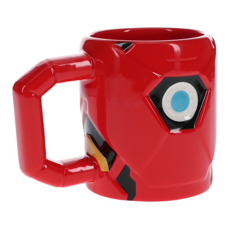 Official licensed Marvel Iron Man XL Shaped  Heat Change Mug - Cups - Porcelain Red