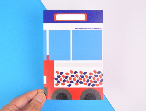 mrtoto design 港式懷舊交通工具系列明信片 - 雪糕車 Softee