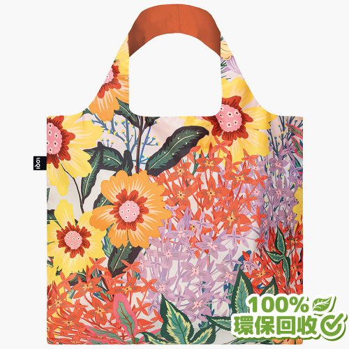 LOQI LOQI 環保材質購物袋-花圃(無扣帶、無暗袋)