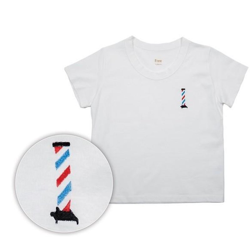 Original from the body. For souvenirs and gifts. Barber Barber T-shirt Ladies Free Tcollector - เสื้อยืดผู้หญิง - ผ้าฝ้าย/ผ้าลินิน ขาว
