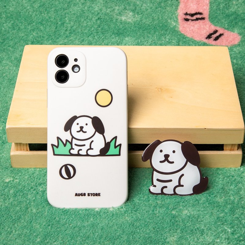 AUG8 STORE 乖狗狗 iPhone 手機殼 可愛狗狗 霧面軟殼 - 手機殼/手機套 - 塑膠 
