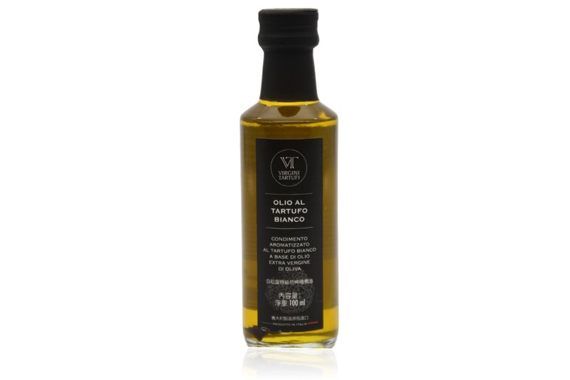 【Virgini Tartufi】VT white truffle cold-pressed virgin olive oil 100ml - Sauces & Condiments - Glass 