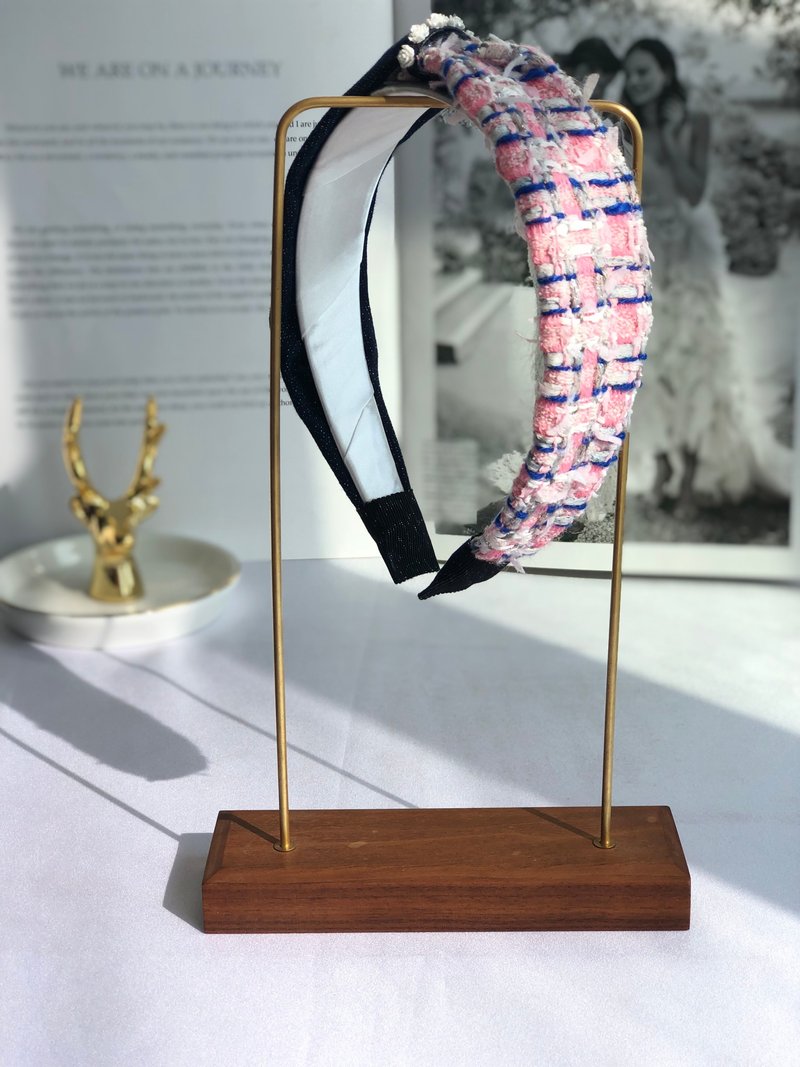 原創雙色妞妞髮箍 - 髮箍/髮帶 - 其他材質 多色