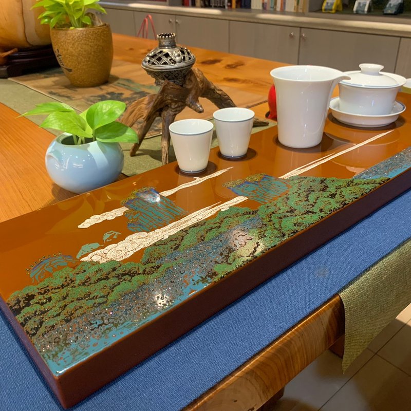 武夷風情日式漆板(咖啡色) - 擺飾/家飾品 - 木頭 咖啡色