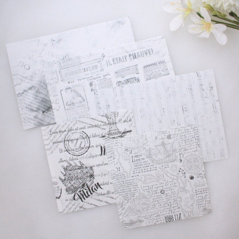 Oriental background paper _ Bookcheon street - Stickers - Paper 