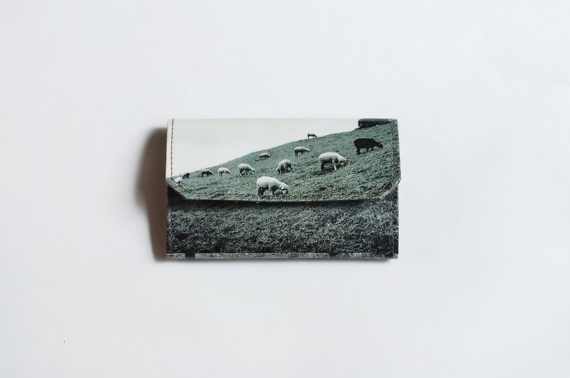 Handmade Paper Purse - The sheep - กระเป๋าใส่เหรียญ - กระดาษ สีดำ