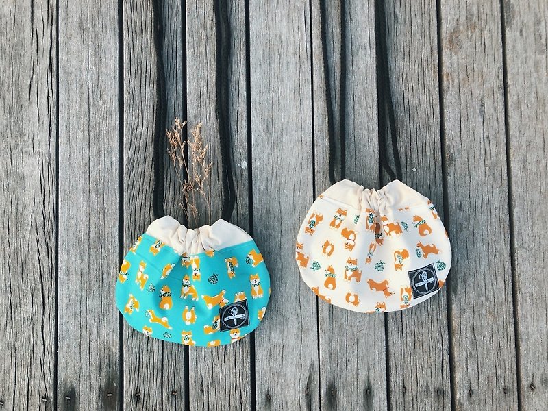 Steamed Buns / Little Shiba Inu - Messenger Bags & Sling Bags - Cotton & Hemp Multicolor