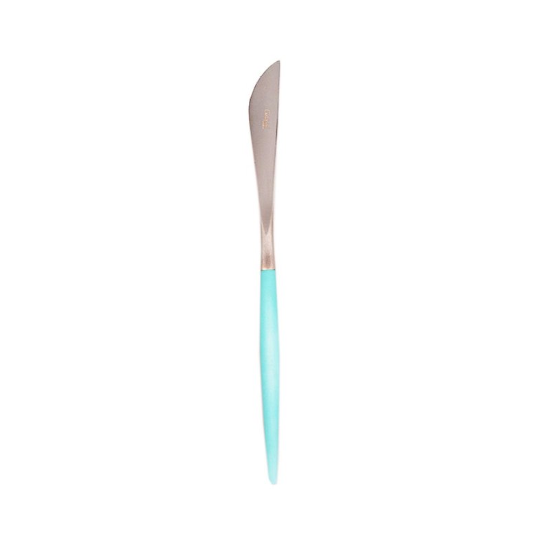 GOA TURQUOISE MATTE TABLE KNIFE - Cutlery & Flatware - Stainless Steel Blue