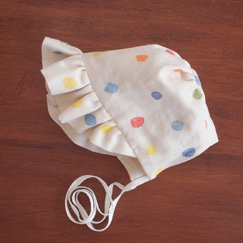 Kids | Neonatal yarn double cap - ผ้ากันเปื้อน - กระดาษ ขาว