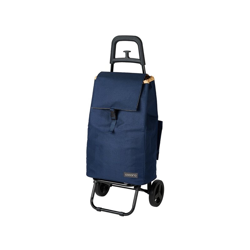 日本cocoro PLAIN COLOR 保溫保冷摺疊購物車-40L-多色可選 - 其他 - 聚酯纖維 藍色