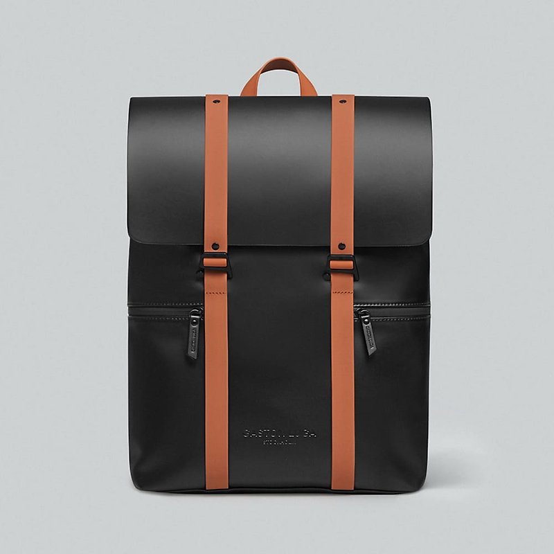 Gaston Luga Splash 16" Large Capacity Waterproof Backpack Classic Black/Coffee - Backpacks - Other Materials Black