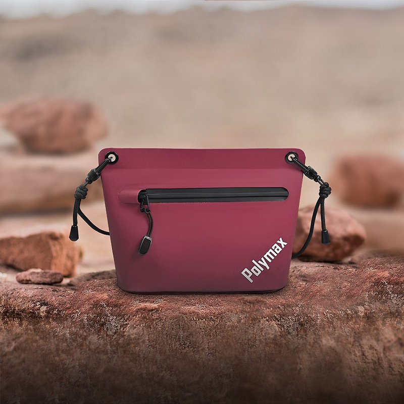 Waterproof portable triangle bag-magic red/side bag/lightweight - Messenger Bags & Sling Bags - Waterproof Material Red