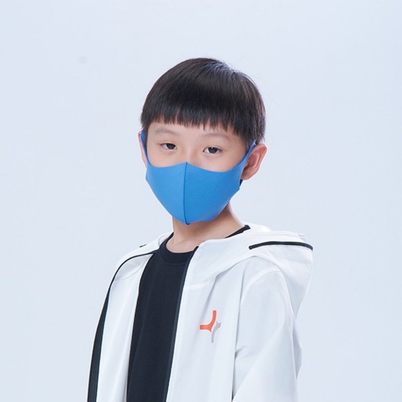 EVOPURE+ 兒童款 3D 立體美型抗菌除臭口罩 藍色 2 入組 - 口罩/口罩收納套 - 其他材質 藍色
