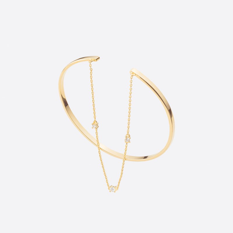 Lykke bracelet - Bracelets - Copper & Brass Gold