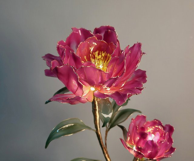 ジアン花瓶　牡丹 山治陶苑 志野 8号花瓶 桜紅葉 YJ14ー01 1箱（直送品） - アスクル