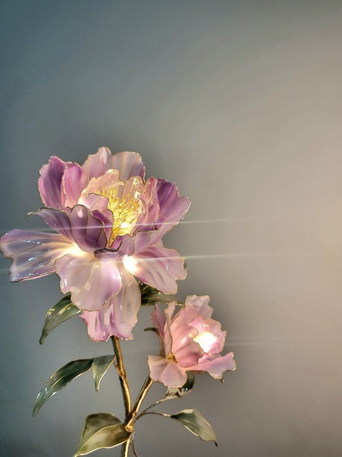 牡丹の花【花の間をさまようシリーズ・ディッピングアート