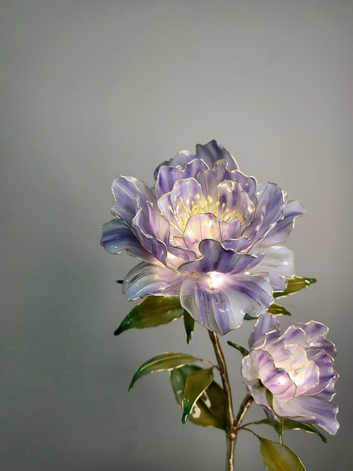 牡丹の花【花の間をさまようシリーズ・ディッピングアート