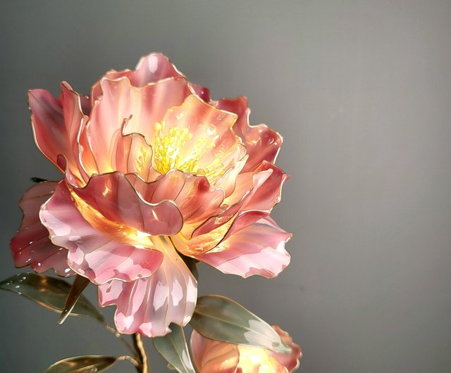 牡丹の花【花の間をさまようシリーズ・ディッピングアート