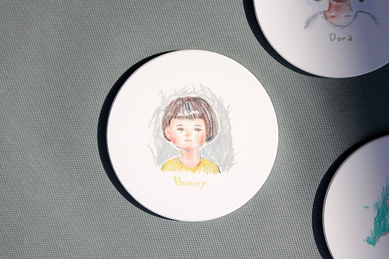[Siyan painted ceramic coaster] wedding ceremony, Christmas ceremony, graduation ceremony, lover's gift, birthday gift, office accessories - ที่รองแก้ว - ดินเผา หลากหลายสี