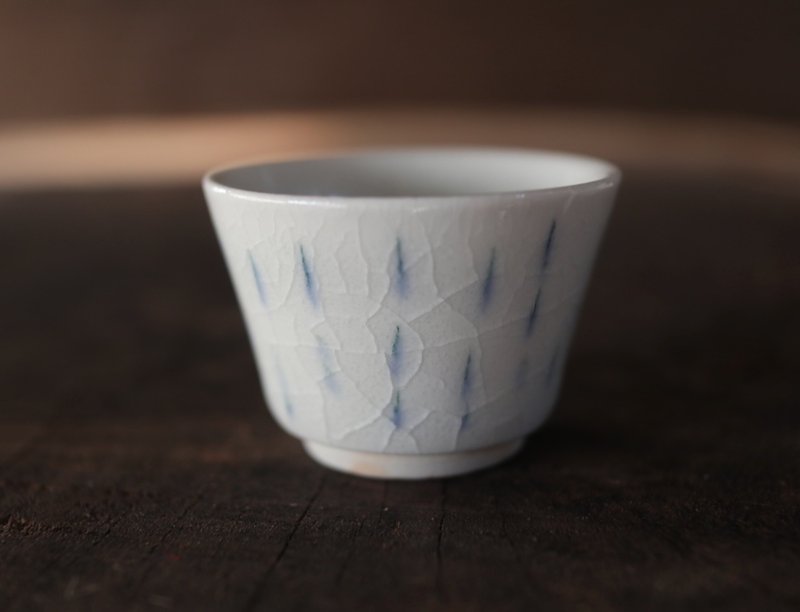 摩斯密碼柴燒迷你小杯 - 茶壺/茶杯/茶具 - 瓷 白色