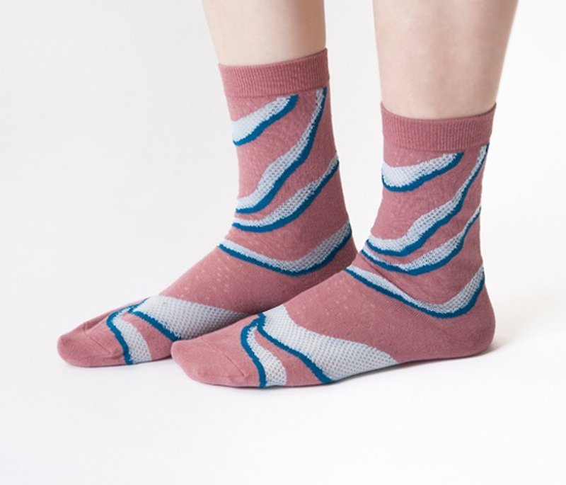 Potato chips 1: 1 socks - Socks - Cotton & Hemp Pink